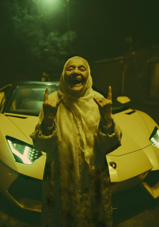 Rebel Icon Wall Art – Cinematic Street Portrait Canvas Print