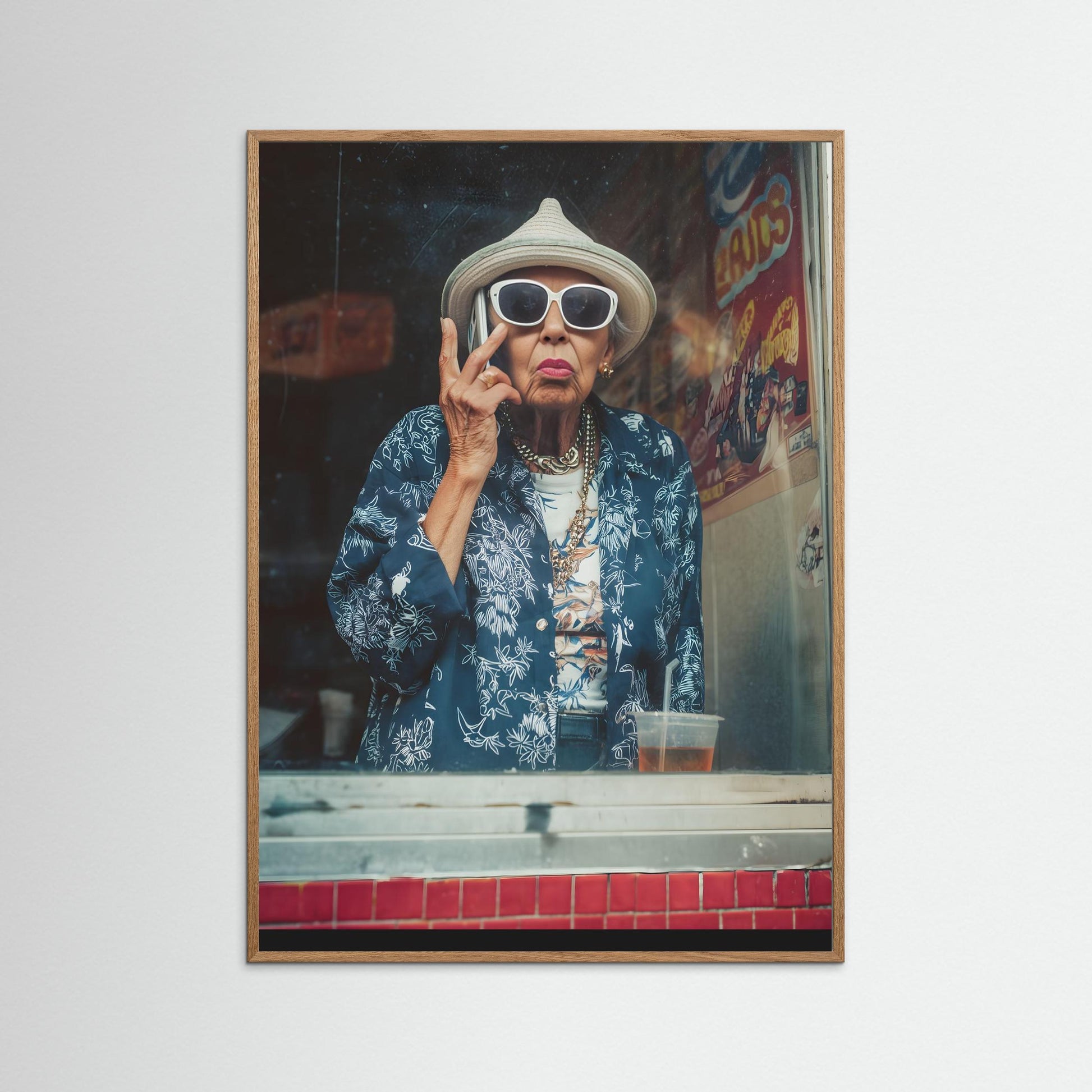 Street Icon Wall Art – Cinematic Urban Portrait Canvas Print