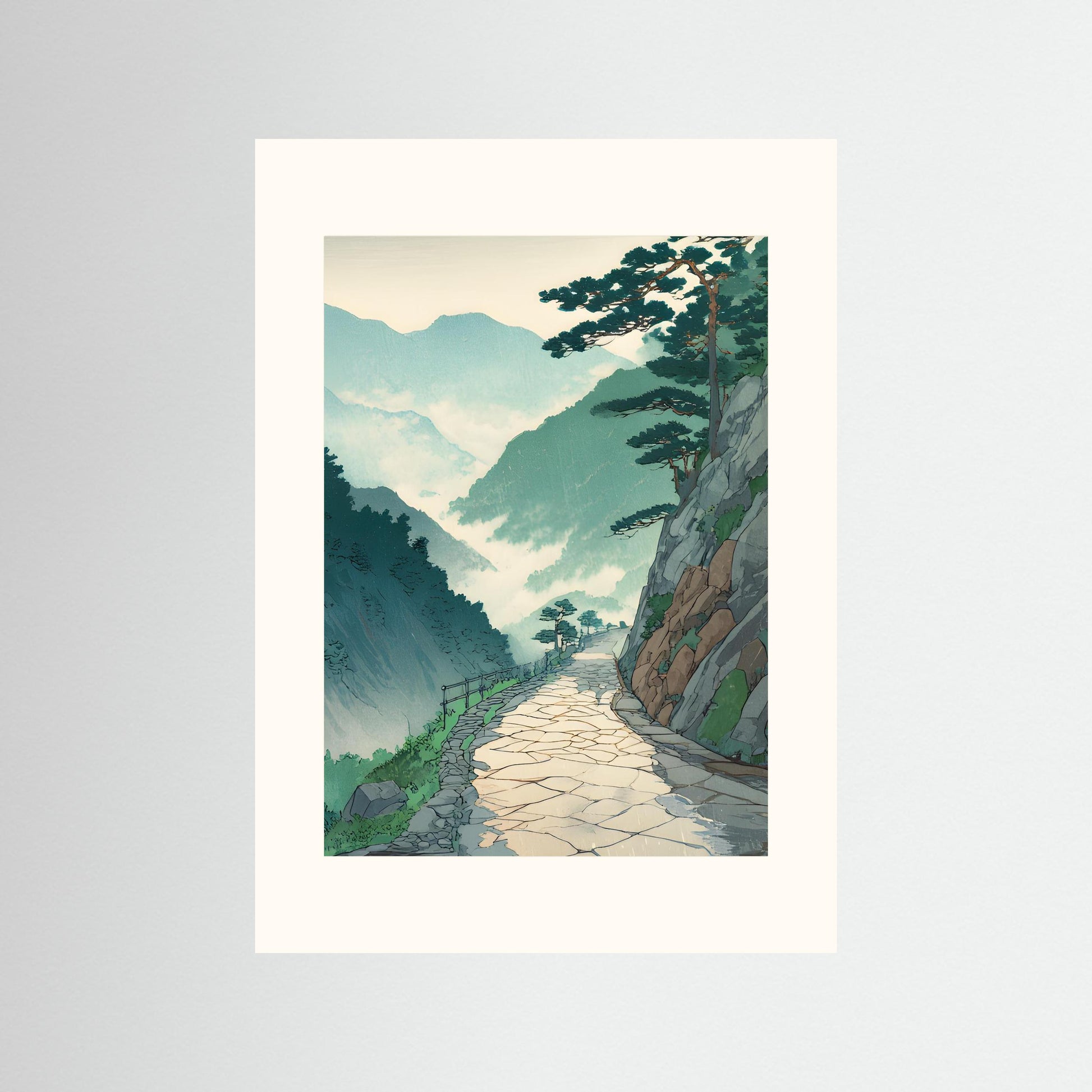 The Path Between Pines