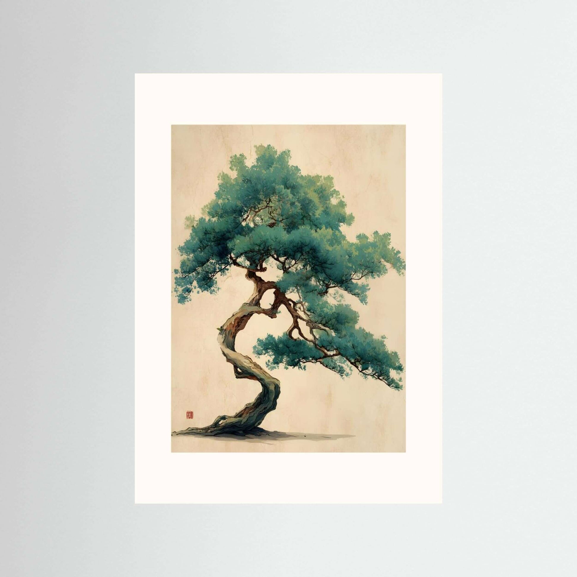  minimalist pine tree art-Enduring Grace 