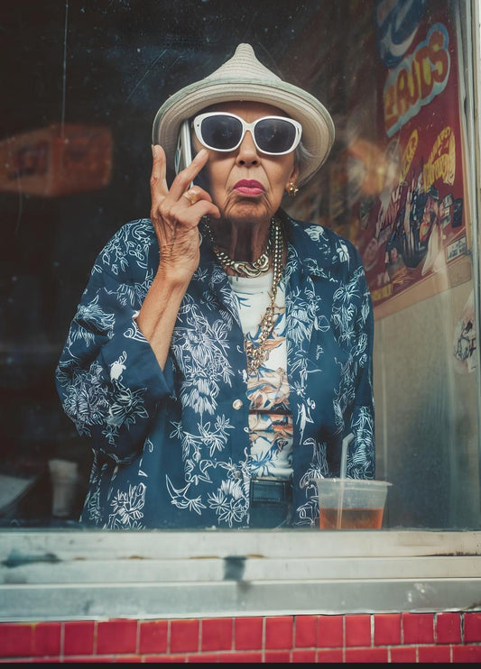 Street Icon Wall Art – Cinematic Urban Portrait Canvas Print