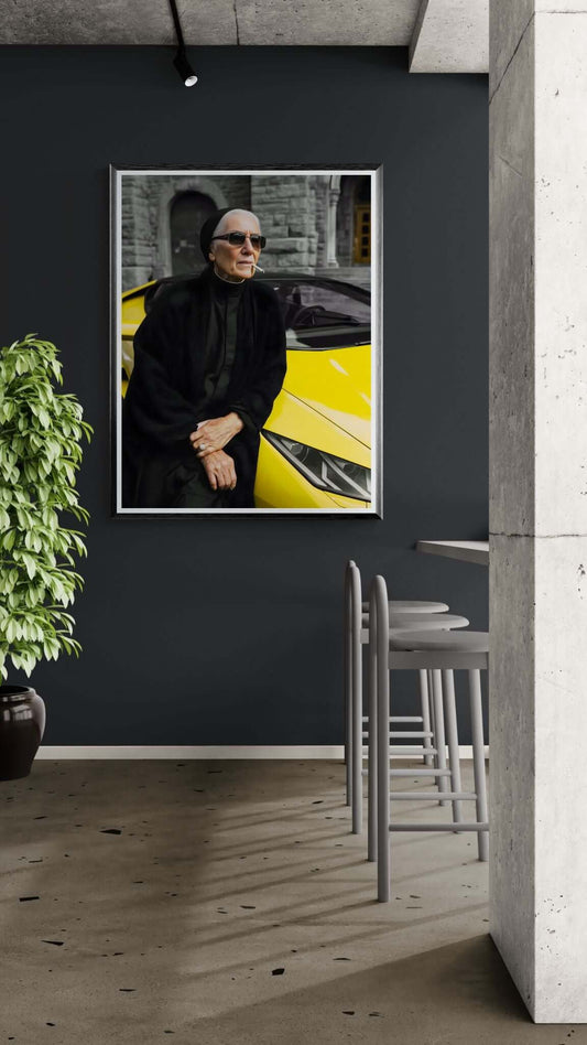 cinematic nun wall art-Rebel Nun Wall Art 