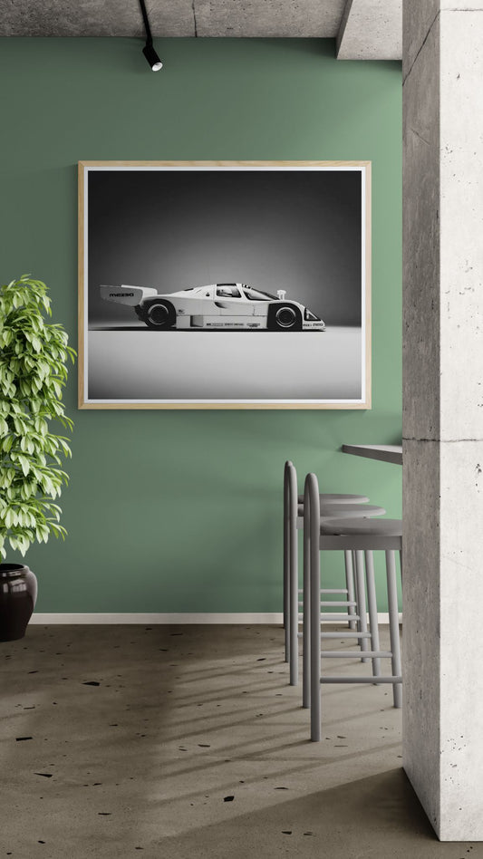 Classic Endurance Race Car Side Profile