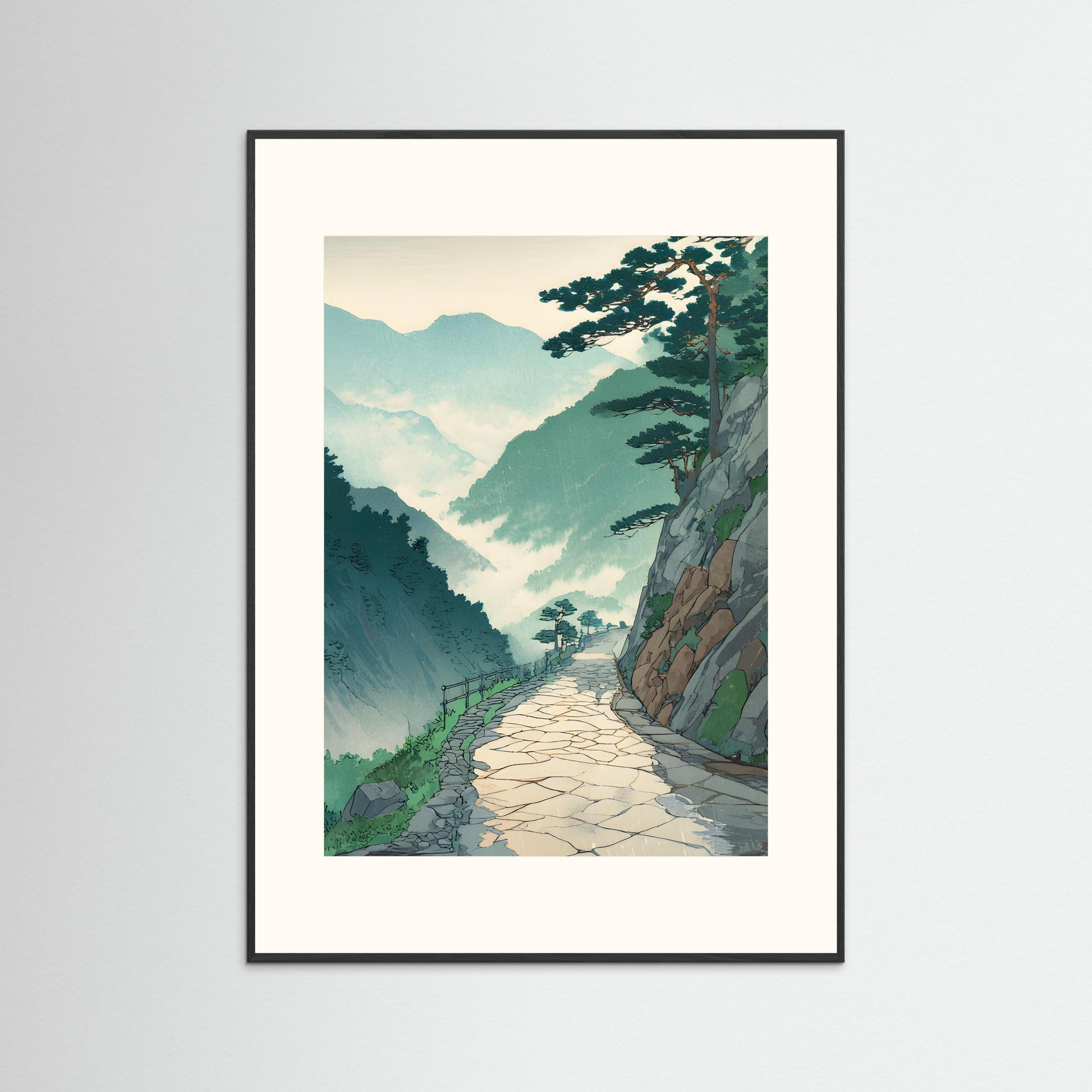 The Path Between Pines