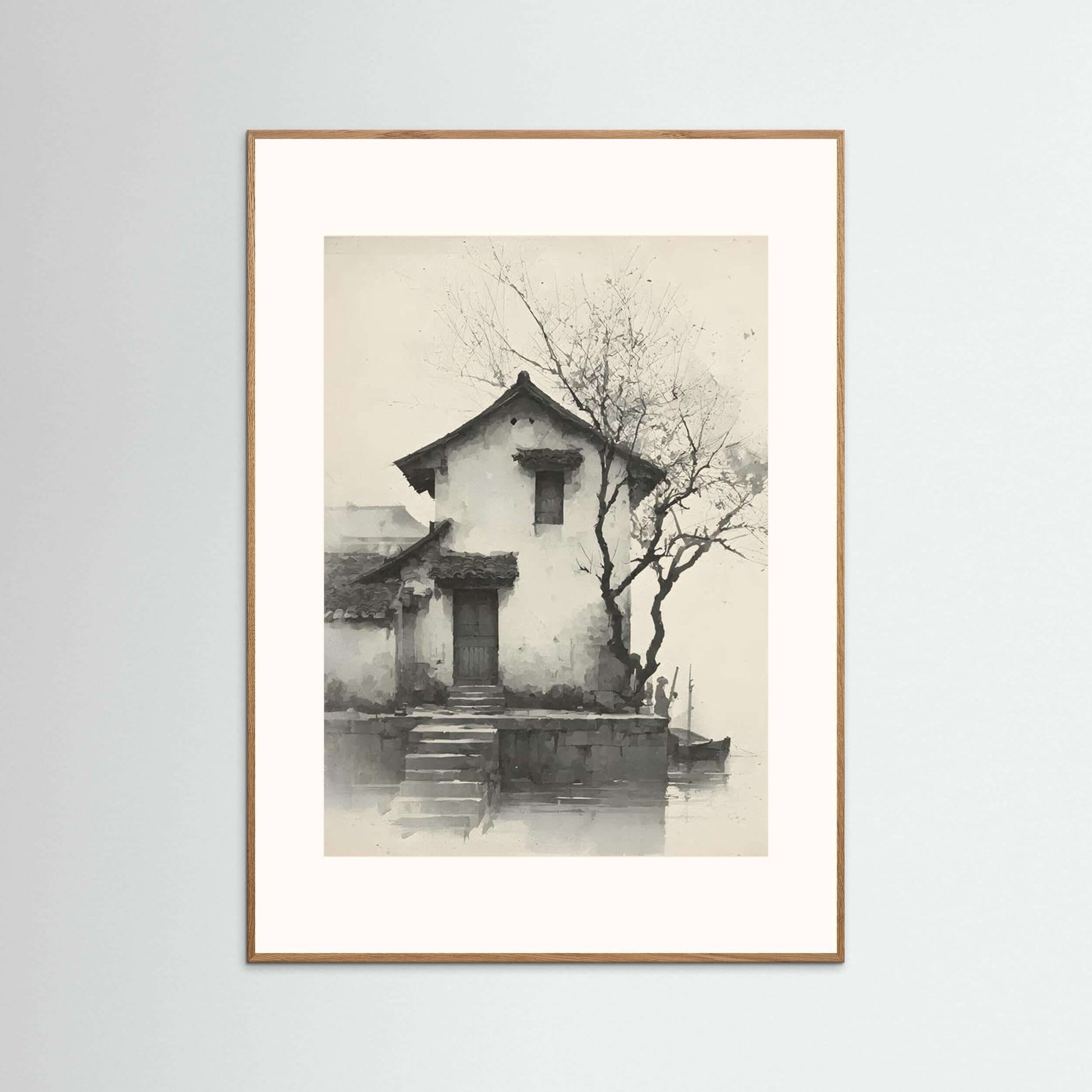 minimalist ink house design-Silent Dwelling