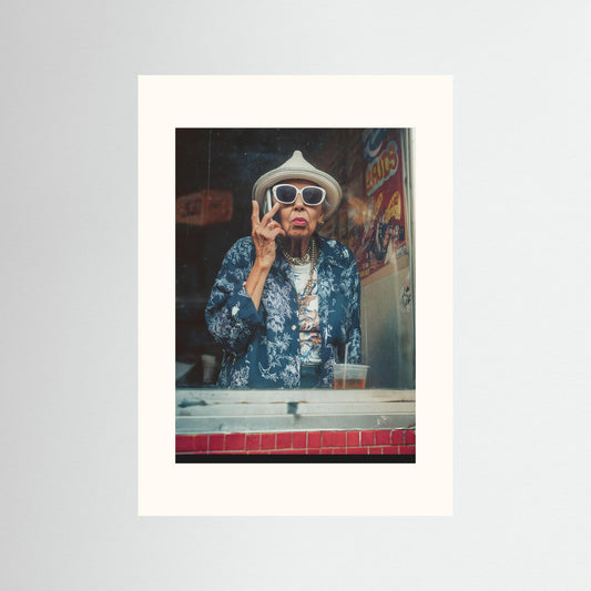 Street Icon Wall Art – Cinematic Urban Portrait Canvas Print