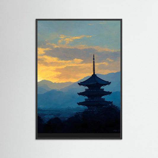 Pagoda at Sunset