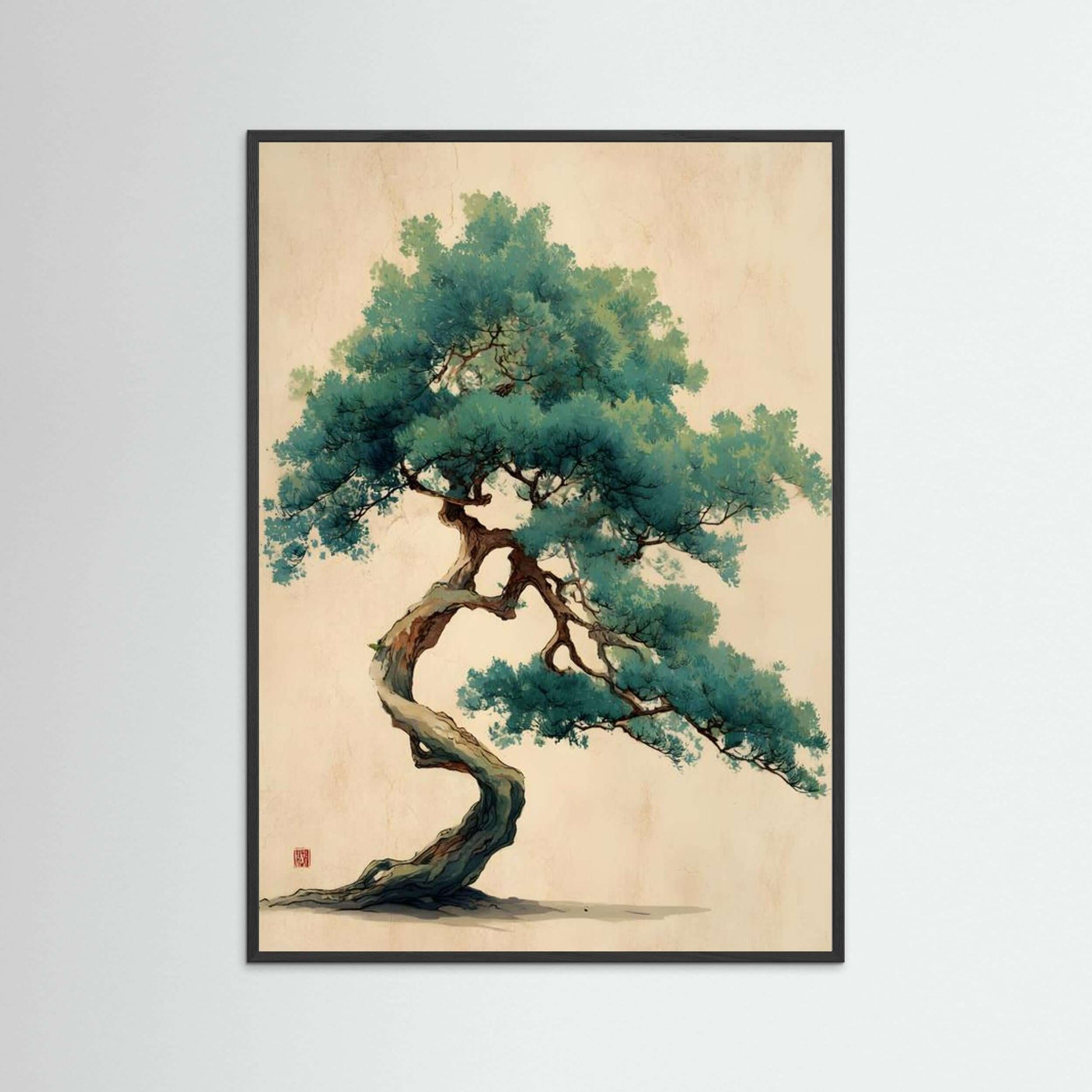 minimalist pine tree art-Enduring Grace 