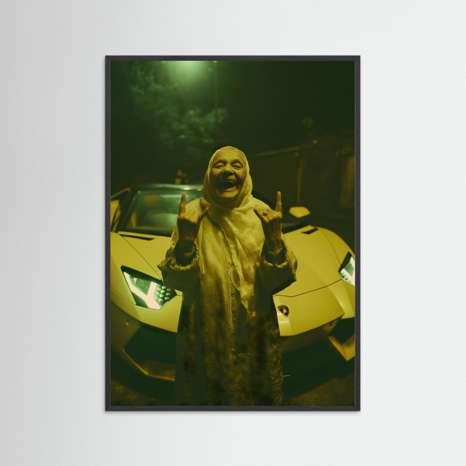 Rebel Icon Wall Art – Cinematic Street Portrait Canvas Print