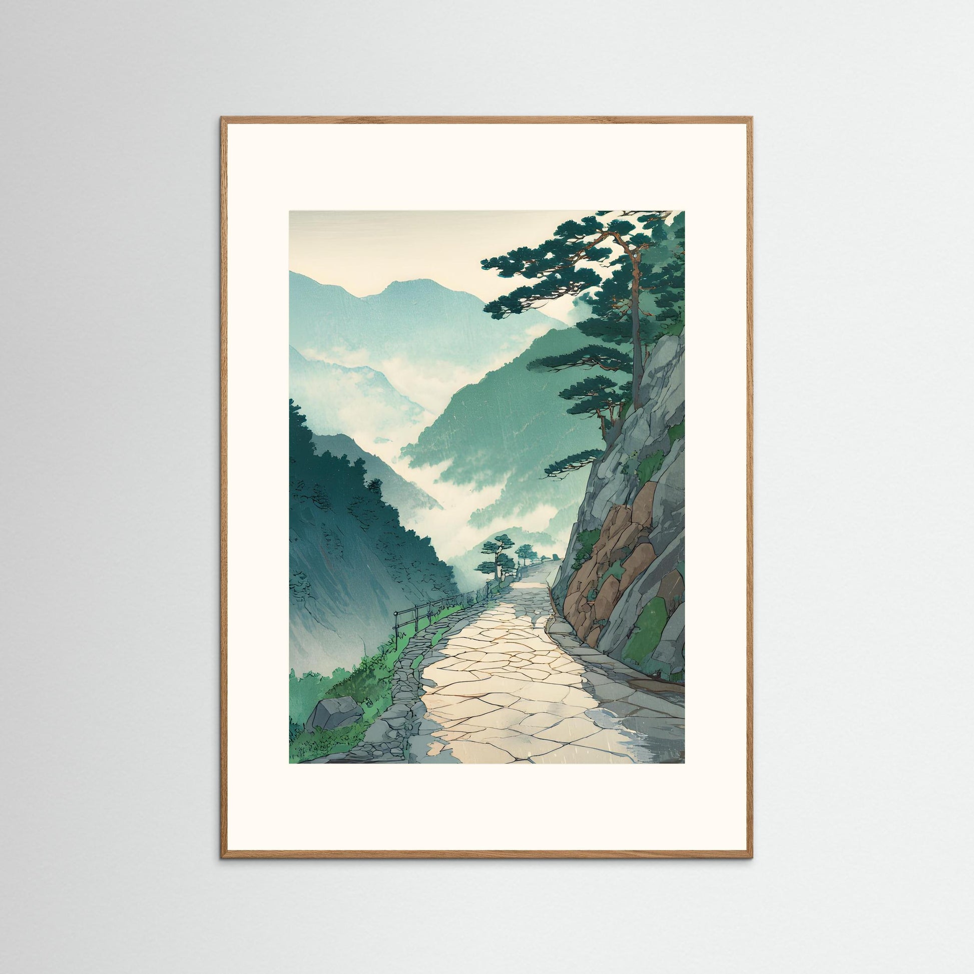 The Path Between Pines