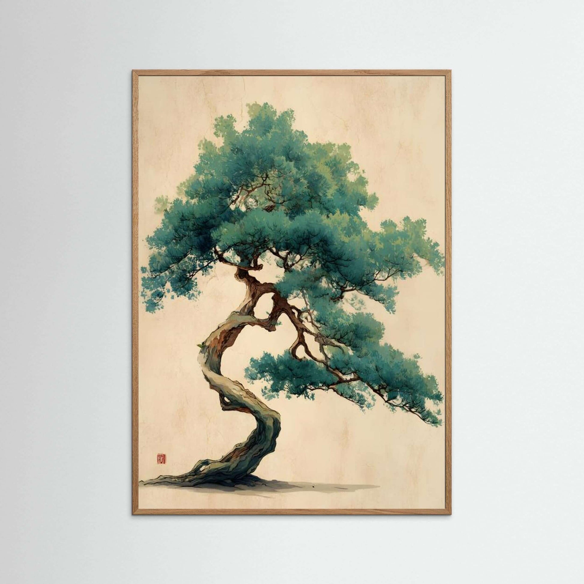  minimalist pine tree art-Enduring Grace 