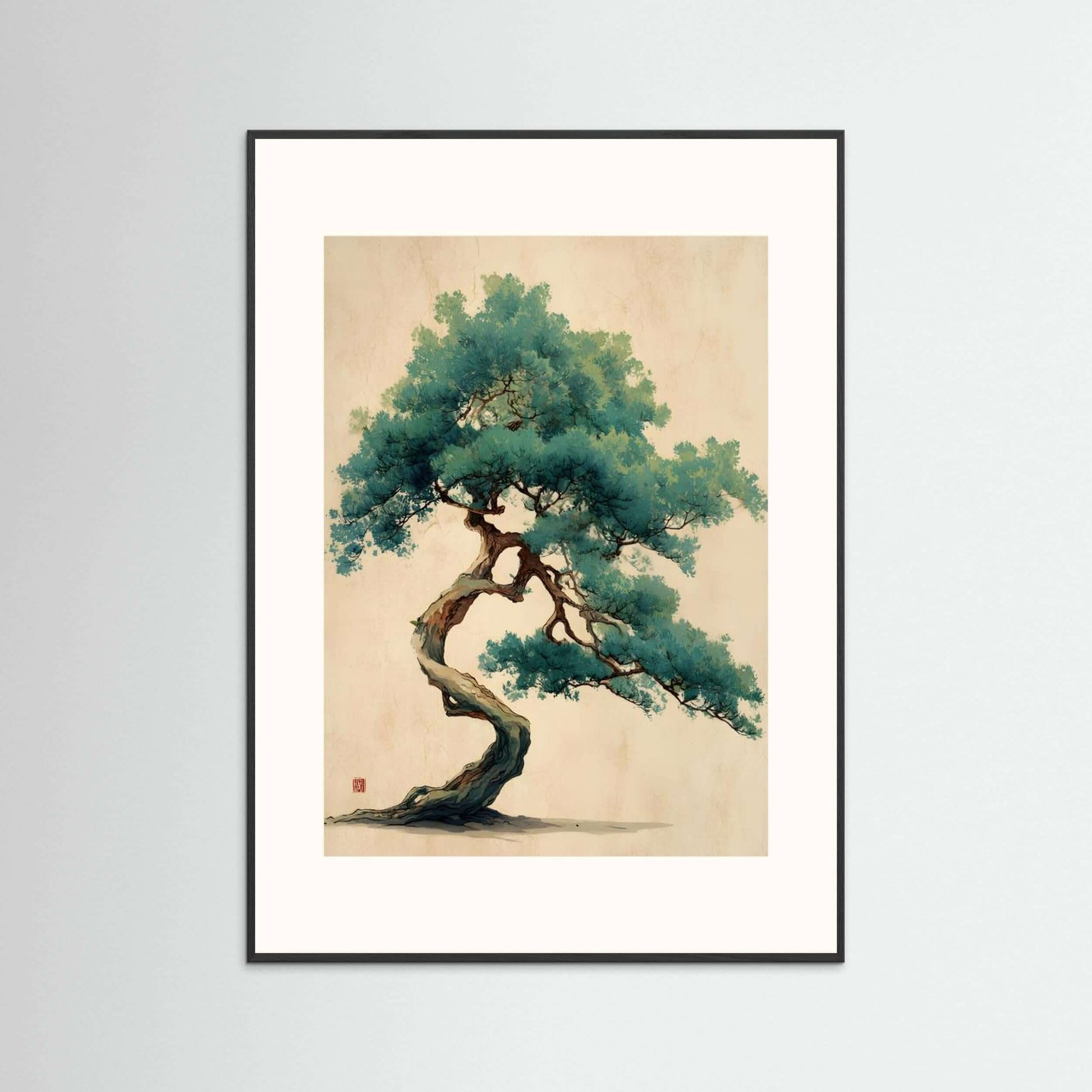  minimalist pine tree art-Enduring Grace 