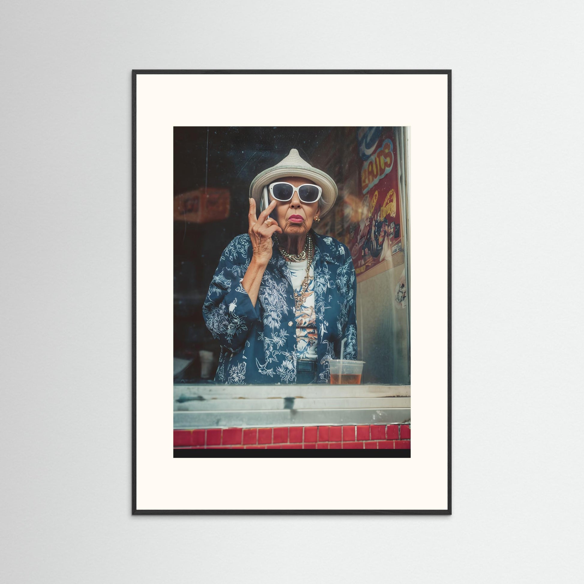 Street Icon Wall Art – Cinematic Urban Portrait Canvas Print