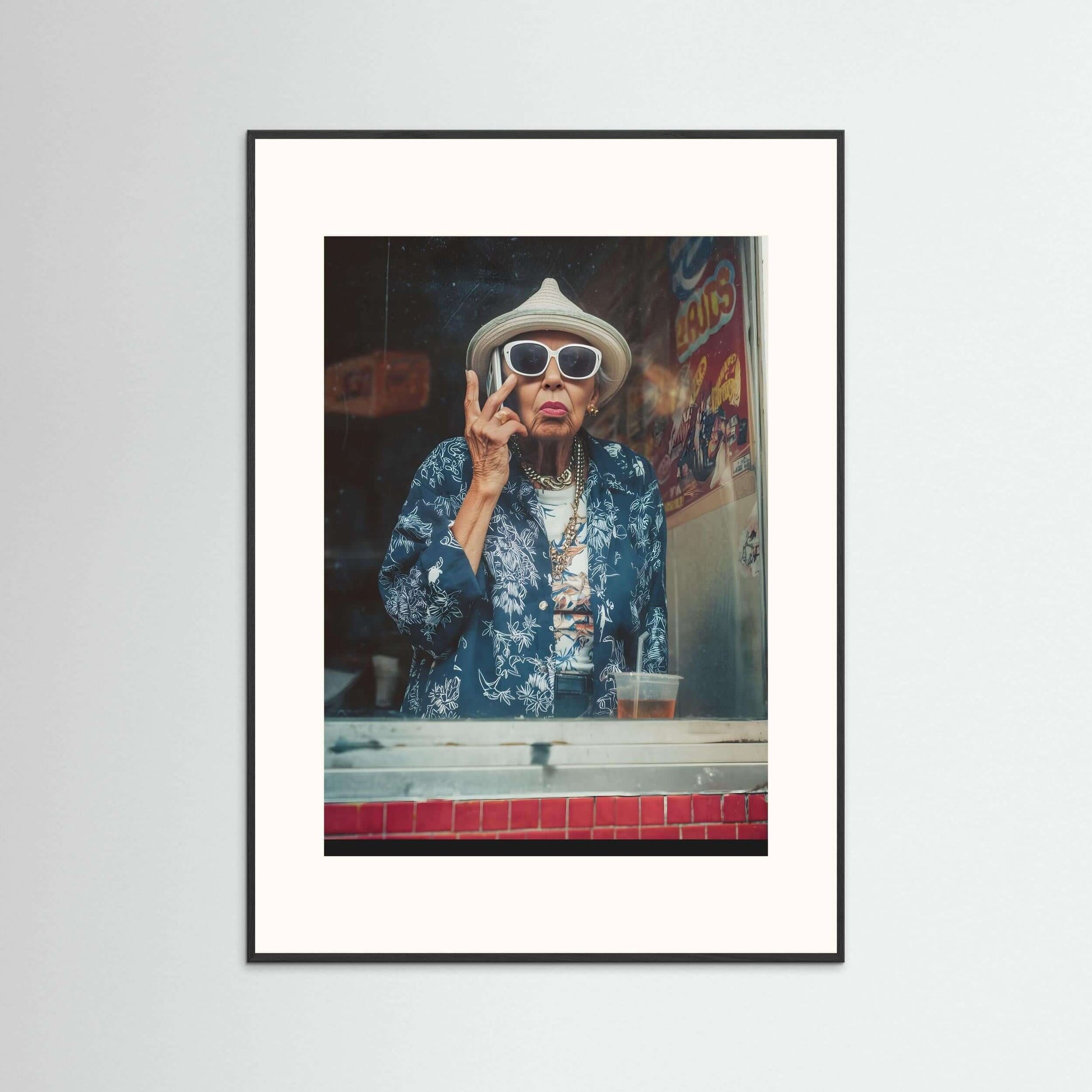 cinematic urban portrait wall art-Street Icon Wall Art 