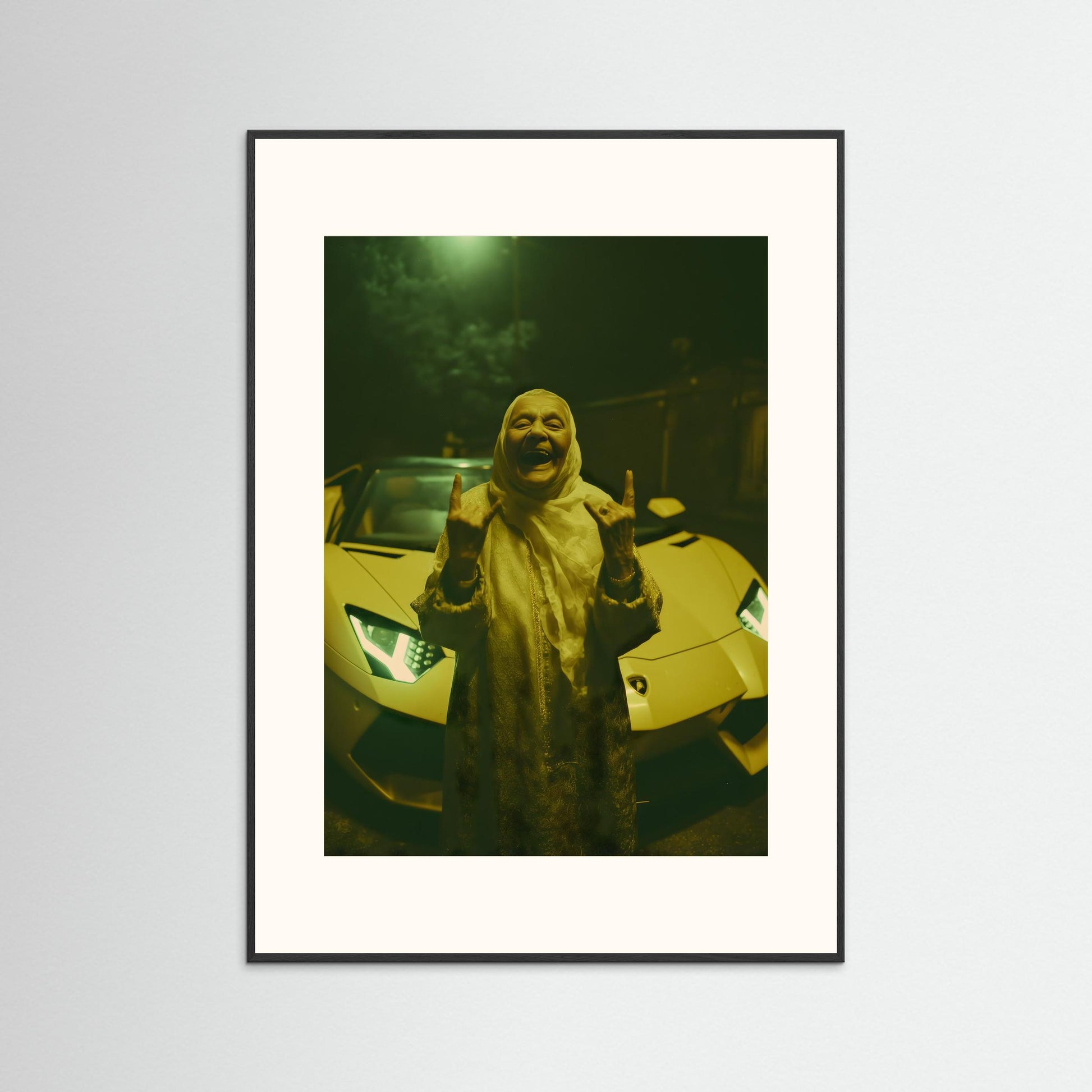 Rebel Icon Wall Art – Cinematic Street Portrait Canvas Print