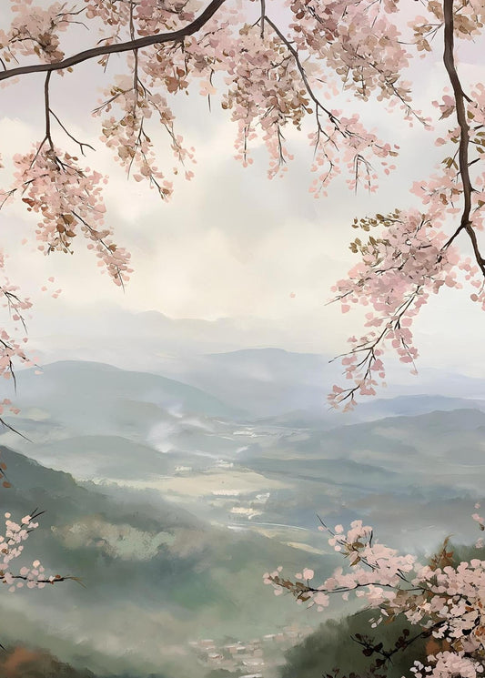 Cherry Blossom Mountain View