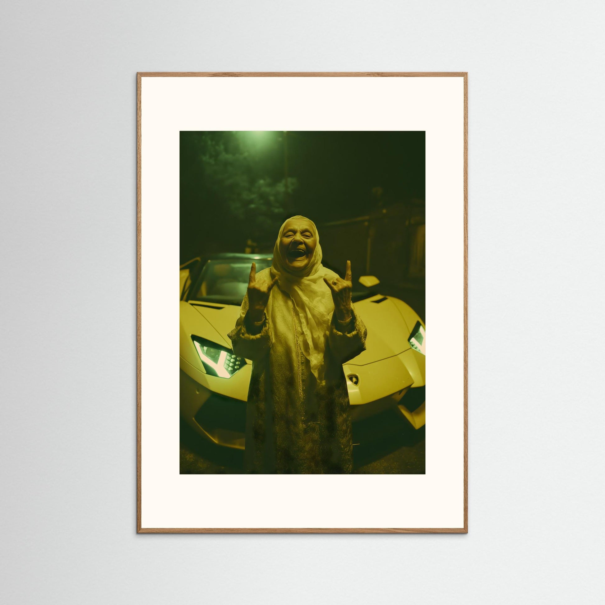 Rebel Icon Wall Art – Cinematic Street Portrait Canvas Print