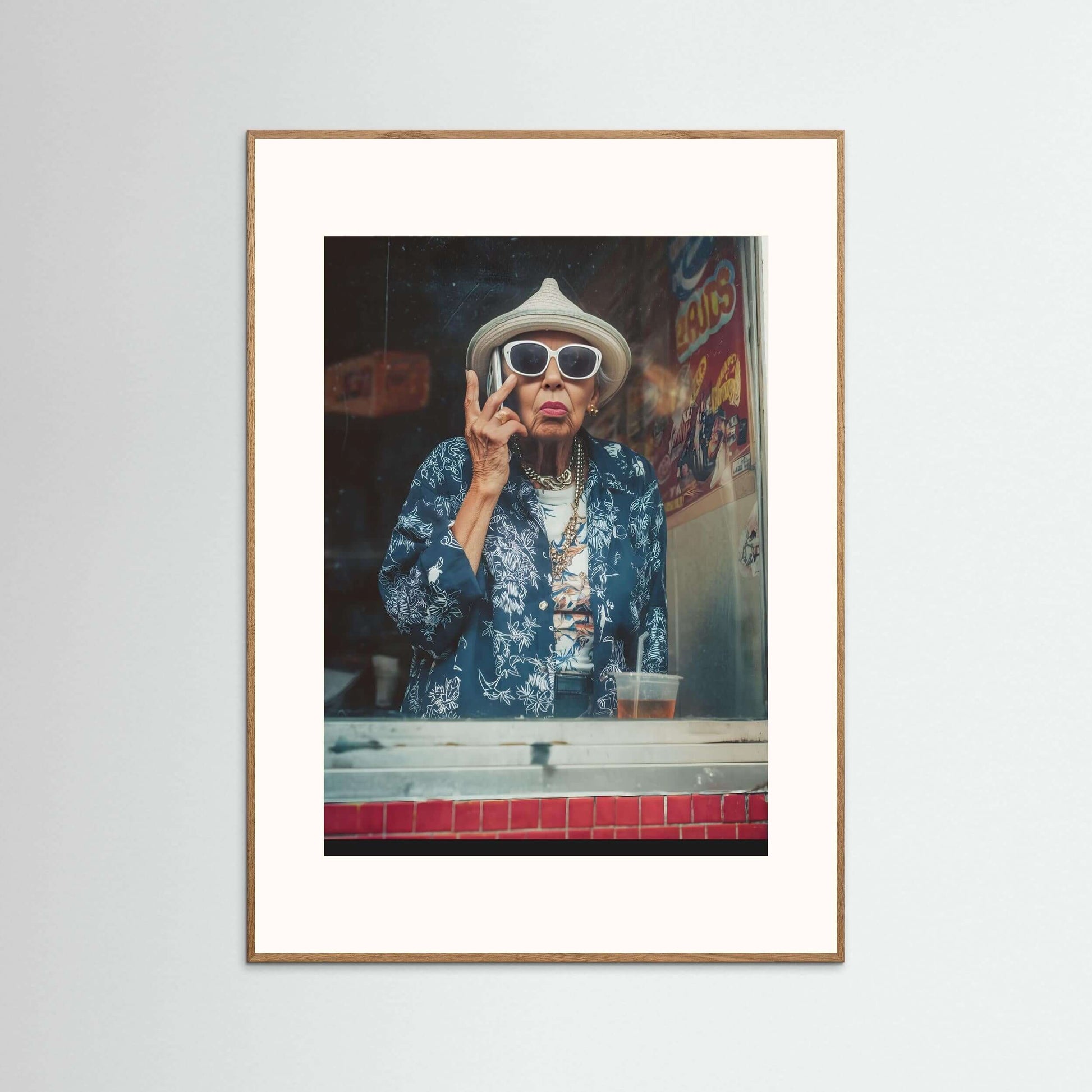 cinematic urban portrait wall art-Street Icon Wall Art 