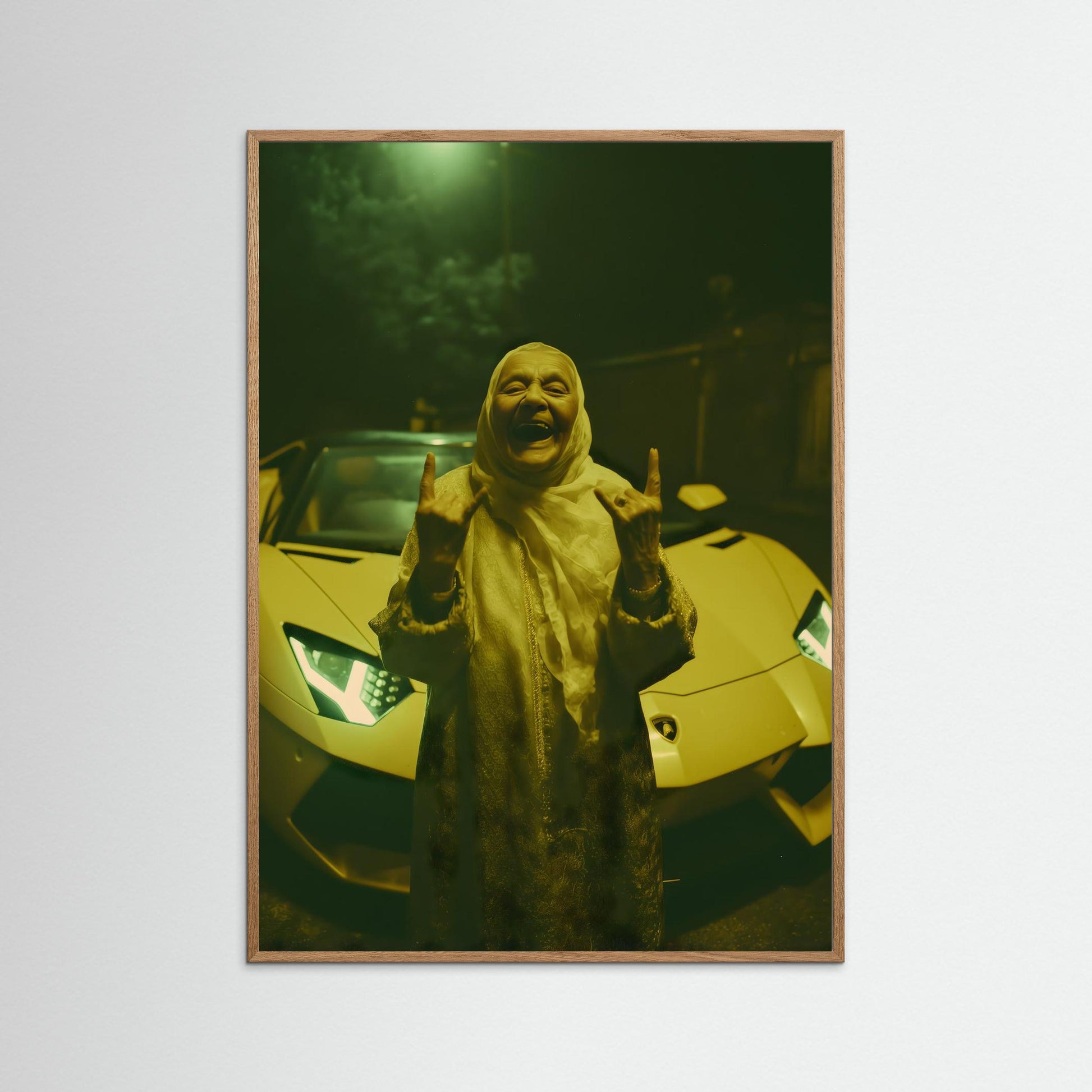 Rebel Icon Wall Art – Cinematic Street Portrait Canvas Print