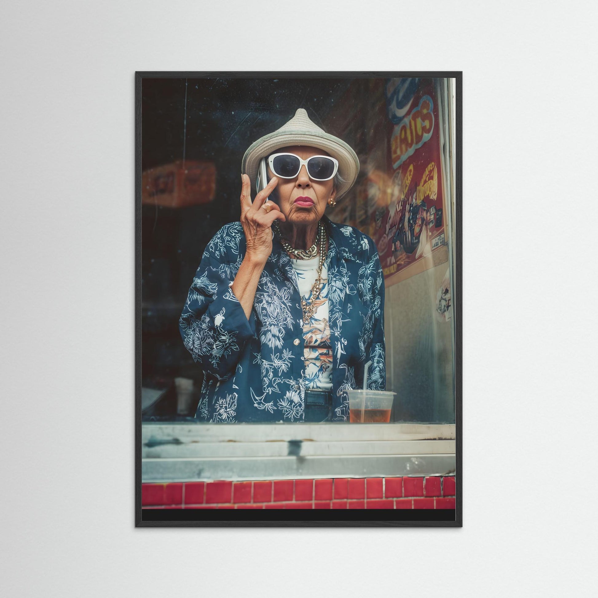 Street Icon Wall Art – Cinematic Urban Portrait Canvas Print