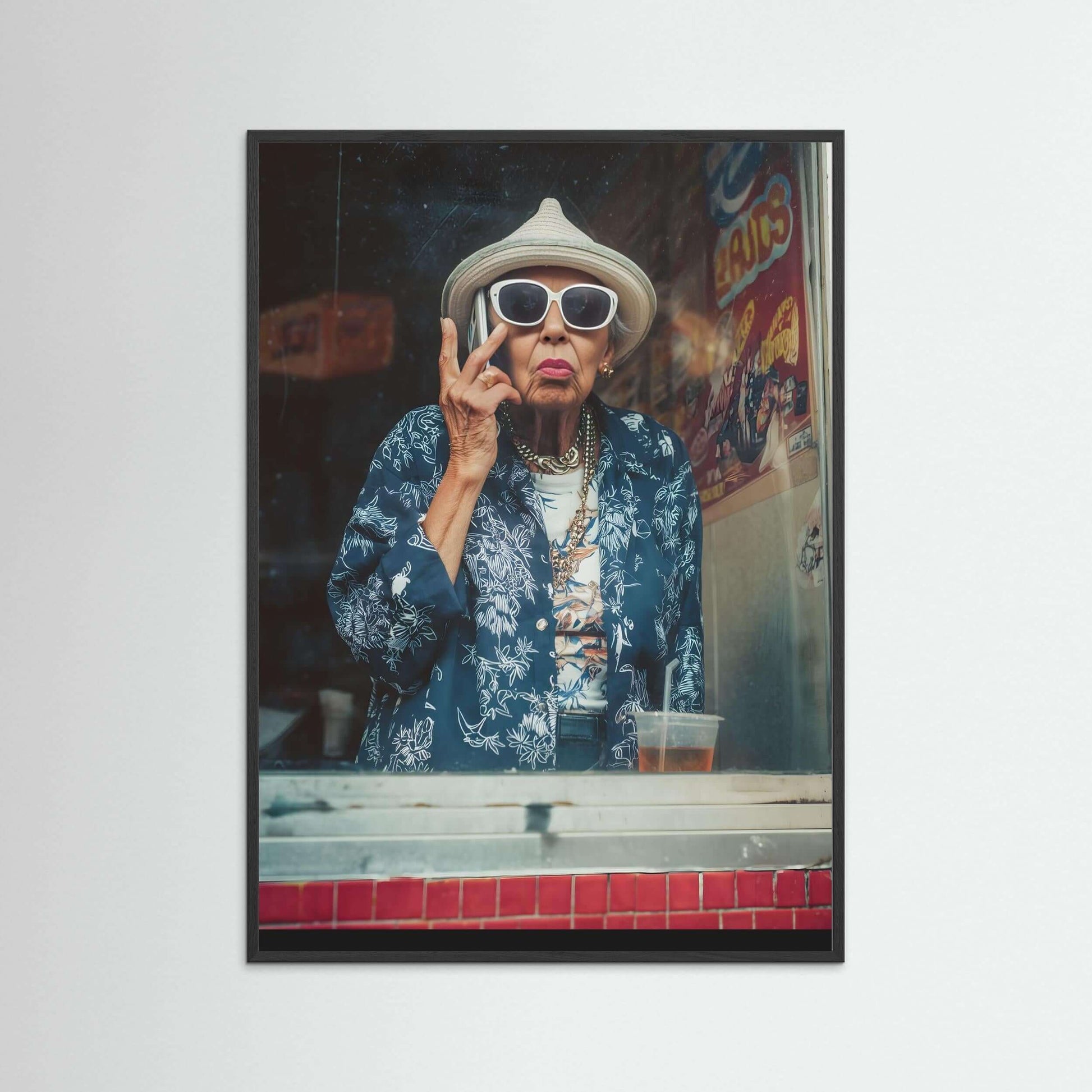 cinematic urban portrait wall art-Street Icon Wall Art 